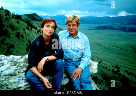 Le cheval Whisperer Année : 1998 - USA Robert Redford, Kristin Scott Thomas Réalisateur : Robert Redford Banque D'Images