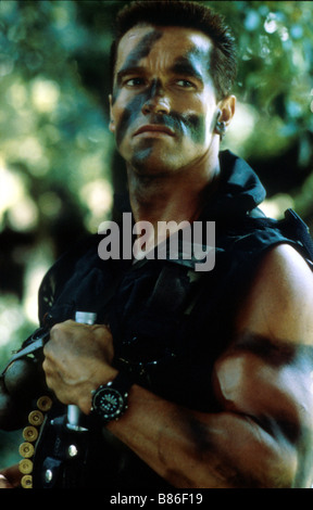 Année : 1985 - Commando USA Arnold Schwarzenegger Réalisateur : Mark Lester L. Banque D'Images