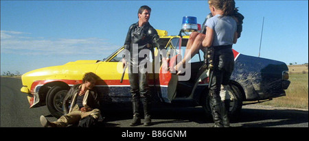 Mad Max Année : 1979 - L'Australie Réalisateur : George Miller Tim Burns, Mel Gibson, Steve Bisley Banque D'Images