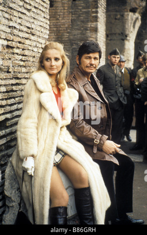 Charles Bronson Charles Bronson Charles Bronson, Jill Ireland fils épouse à Rome en 1972 Banque D'Images