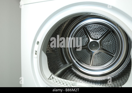 Une laverie machine à laver le linge sèche linge Banque D'Images