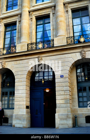 Paris France, les entreprises américaines en Europe, 'J.P Morgan Chase Bank' Office Building, Place Vendôme Banque D'Images