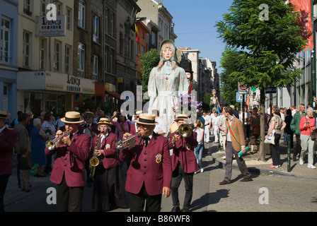 Parade des Géants Bruxelles Banque D'Images