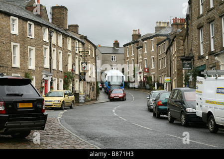 Rue principale, Askrigg,Yorshire Dales, Angleterre, Royaume-Uni Banque D'Images