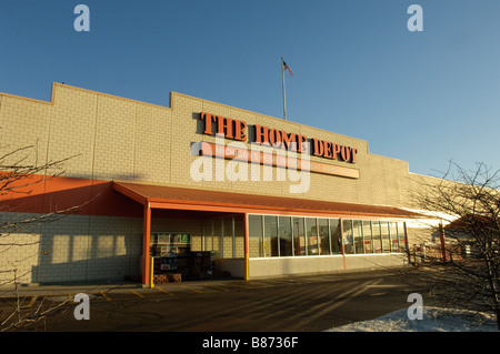 Magasin Home Depot à Flint Michigan USA Banque D'Images