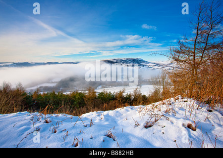 L'hiver en Bilsdale North York Moors National Park Yorkshire Banque D'Images