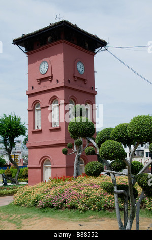 La Malaisie Malacca tour à Christh Place de l'Église Banque D'Images