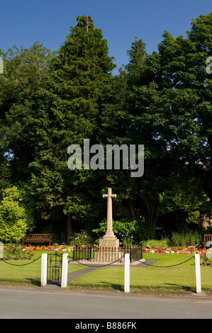 War Memorial Garden à Bolton par Bowland qui est dans la vallée de Ribble de Lancashire dans le Nord de l'Angleterre Banque D'Images