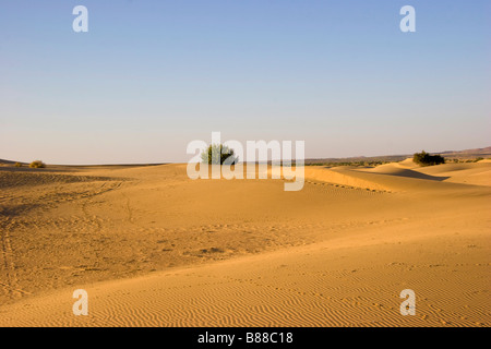 Khuri desert Rajasthan en Inde Banque D'Images