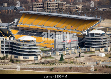 Avis de Heinz Field Stadium accueil de l'équipe de football américain des Steelers de Pittsburgh Banque D'Images