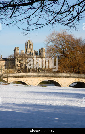 John's 'St' College et Trinity 'Bridge' Cambridge, Angleterre, Royaume-Uni. Banque D'Images