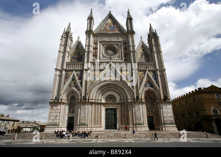 Duomo di Orvieto, Orvieto, Ombrie, Italie Banque D'Images