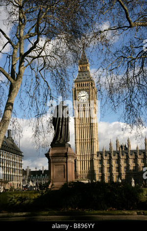 Big Ben en hiver, Londres, UK Banque D'Images