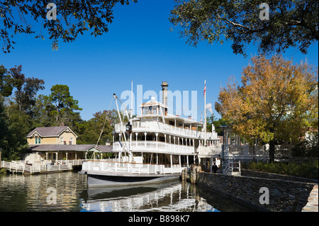 Liberty Square Riverboat, Magic Kingdom, Walt Disney World Resort, Lake Buena Vista, Orlando, Floride, USA Banque D'Images