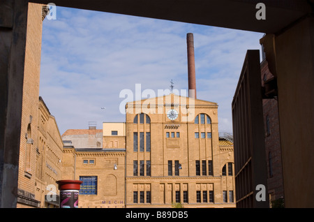 Ancienne brasserie Kulturbrauerei et maintenant cafe arts centre quartier de Prenzlauerberg à Berlin Banque D'Images