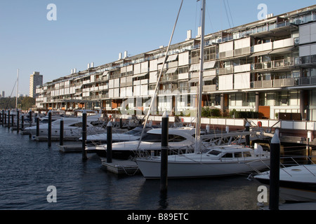 Les appartements de Walsh Bay, Sydney Banque D'Images