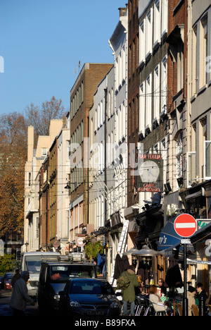 Afficher le long de la Frith Street Soho Londres Angleterre Banque D'Images