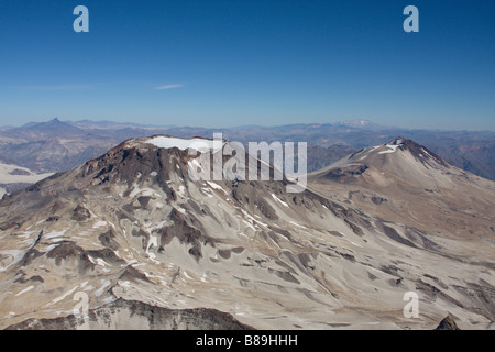 Descabezado grande volcano volcan Cerro Azul Chili cordillère des Andes mountain mountains Banque D'Images