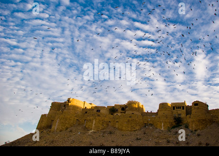 Fort de Jaisalmer Jaisalmer extérieur Rajasthan Inde Banque D'Images