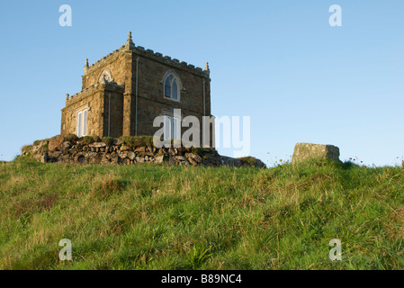 Doyden Château, propriété du National Trust construit autour de 1830 par Samuel Symons. Banque D'Images