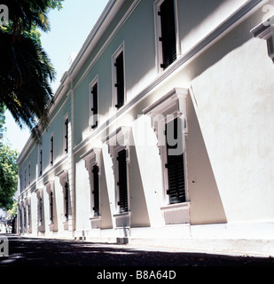 Vieux iziko slave lodge à Cape Town en Afrique du Sud, en Afrique sub-saharienne. l'apartheid esclavage trade architecture bâtiment histoire Historical Museum Banque D'Images