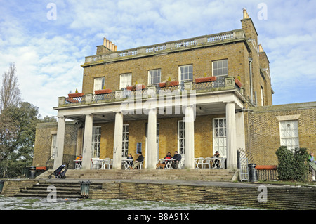 Clissold House Clissold Park Stoke Newington Hackney London England UK Banque D'Images