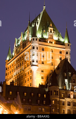 Le Château Frontenac Québec Canada Banque D'Images