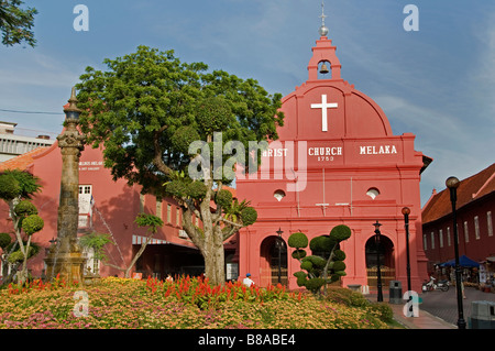 Christ Church de Melaka Banque D'Images