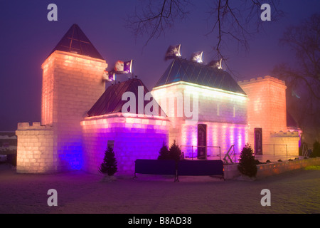 Palais de glace du Carnaval de Québec au Canada Banque D'Images