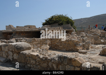 Site archéologique de Knossos. Crète, Grèce Banque D'Images