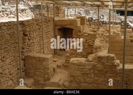 Site archéologique antique de Knossos. Crète, Grèce Banque D'Images