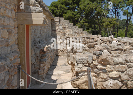 Excavation de Knossos. Crète, Grèce Banque D'Images