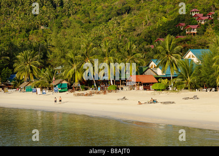 Haad Yao Beach sur l'île de Thaïlande Koh & Banque D'Images