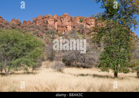 Waterburg, Wilderness Lodge, la Namibie, l'Afrique de l'Ouest Banque D'Images