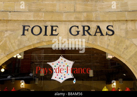 Boutique Foie Gras de Sarlat Banque D'Images