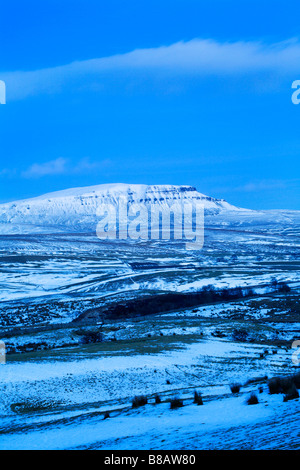 Pen Y Gand dans le crépuscule du Yorkshire en Angleterre Banque D'Images