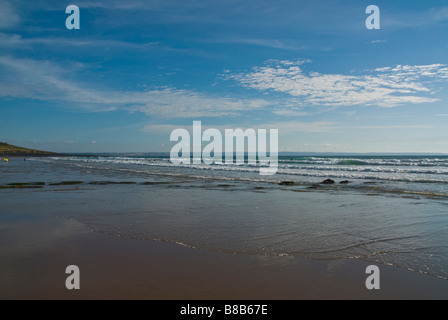Europe Royaume-Uni Angleterre nord devon croyde bay beach Banque D'Images