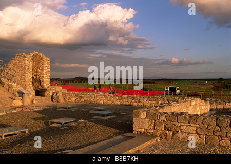 Italie, Latium, parc archéologique de Vulci, domus del criptoportico Banque D'Images