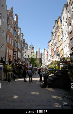 Dans la rue, en voïvodie de Gdansk, Pologne Banque D'Images