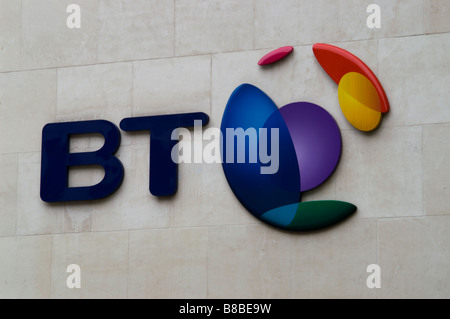 Logo de BT Plc Banque D'Images