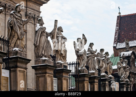 Église des Saints Pierre et Paul, St Mary Magdelene Square, rue Kanoniczna, Cracovie, Pologne Banque D'Images