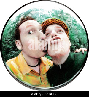FV5292, Luc Lavergne ; Fish Eye Shot Deux gars s'embrasser Banque D'Images