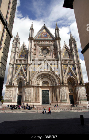 Duomo di Orvieto, Orvieto, Ombrie, Italie Banque D'Images