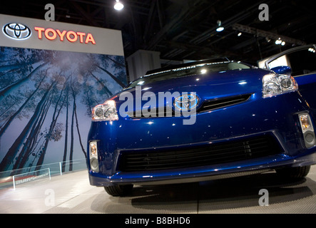 4 février 2009 Washington D C Une troisième génération Toyota Prius sur l'affichage à l'Auto de Washington Banque D'Images