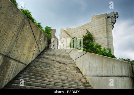 Monument communiste Shumen Bulgarie Banque D'Images