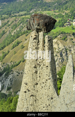 Détail d'une des Pyramides d'Of Euseigne Banque D'Images