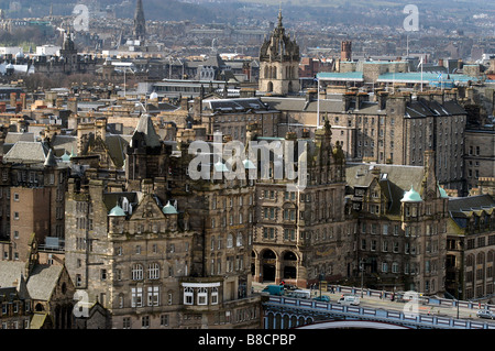Vue de la ville d'Edinburgh Banque D'Images