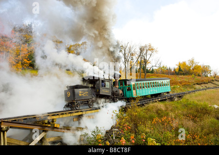 Le Mount Washington Cog Railaway en France Banque D'Images