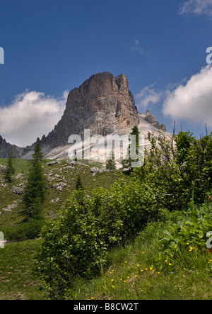 Mont Averau du Col Giau, Dolomites, Italie Banque D'Images