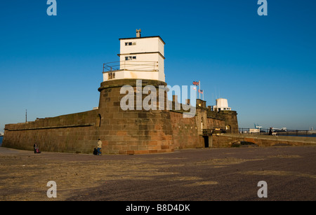 Fort Perchaude New Brighton Wirral Liverpool Bay Banque D'Images